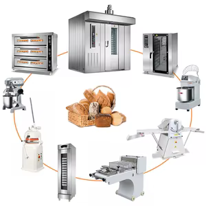 تركيب وتشغيل معدات المخابز الجديدة